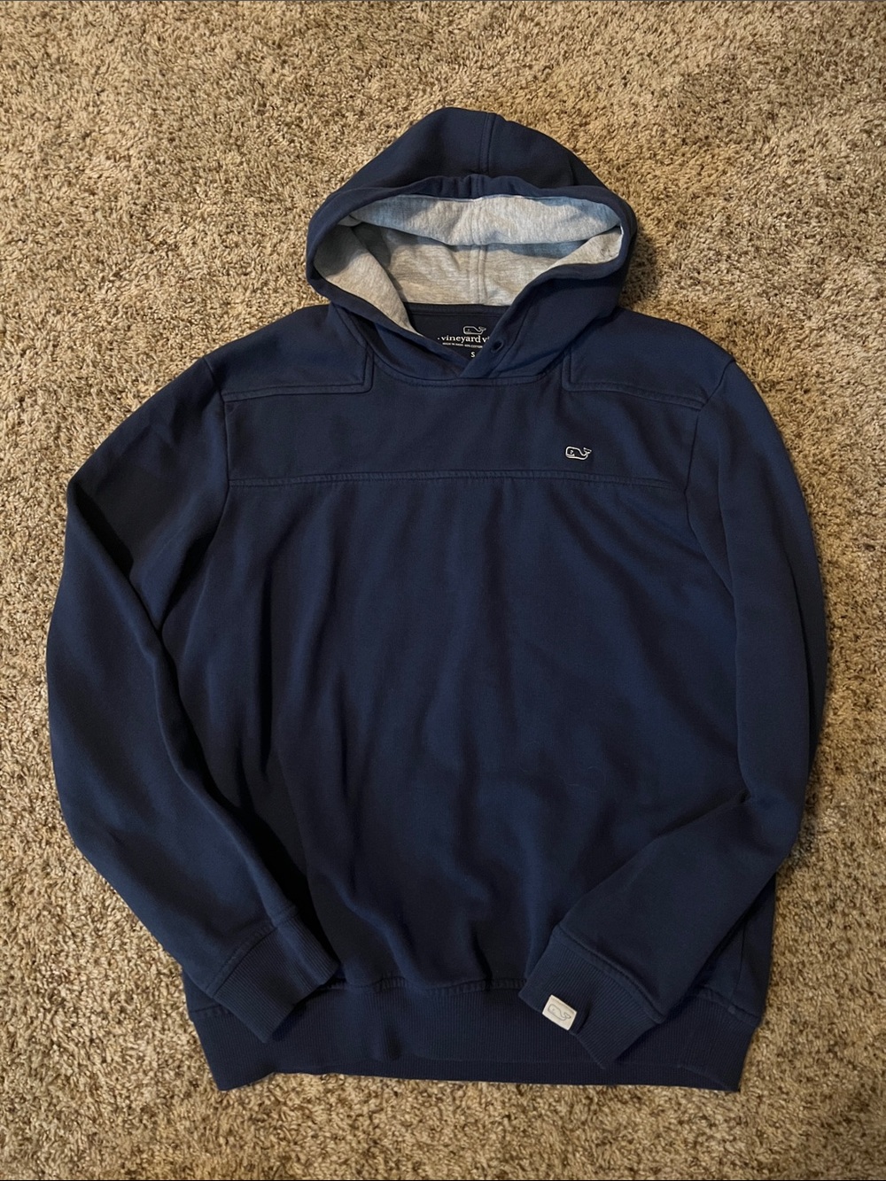 Vineyard Vines Navy Hooded Pullover